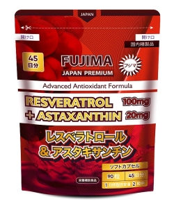 フジマ（レスベラトロール＆アスタキサンチン）レスベラトロールとアスタキサンチン